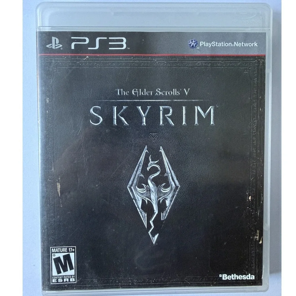 The Elder Scrolls V: Skyrim (Sony PlayStation 3)‎ Complete CIB W/ Map & Manual